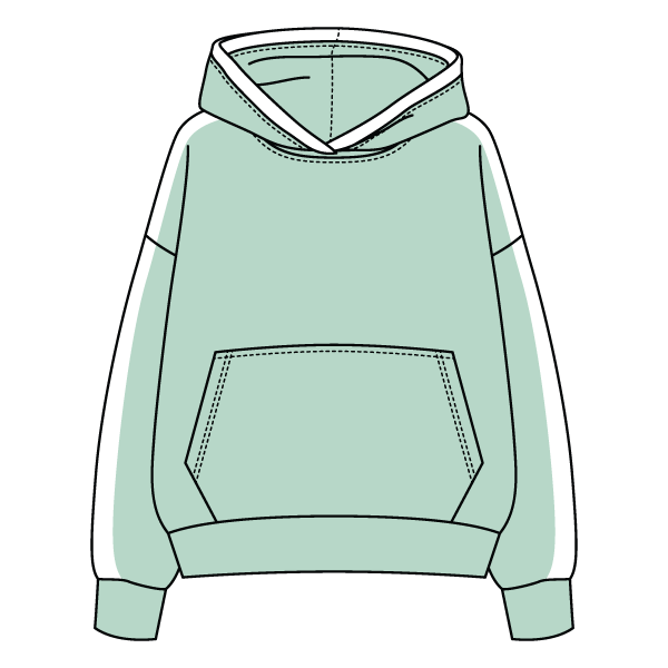 Laid Back Panel Hoodie