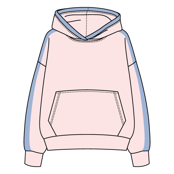 Laid Back Panel Hoodie