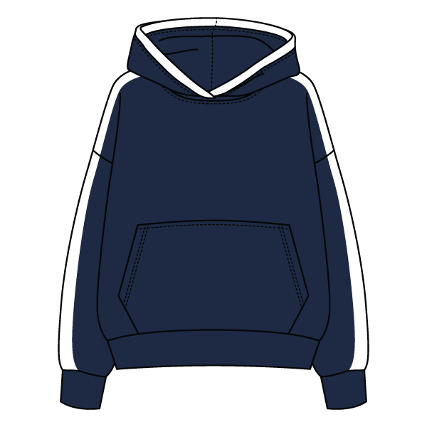 Laid Back Panel Hoodie