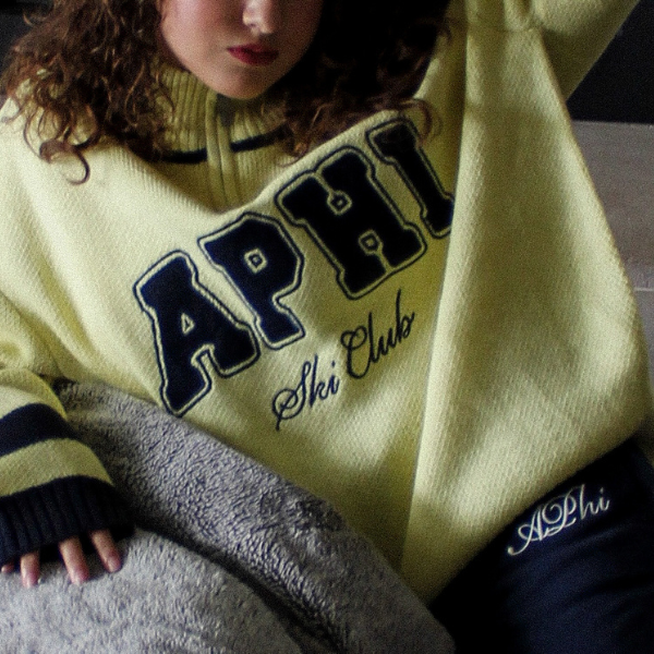Chairlift Quarter Zip Knit Sweater
