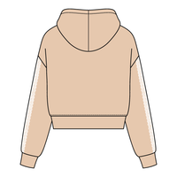 Drop Cut Pullover Hoodie With Lace Trim