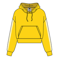 Drop Cut Pullover Hoodie With Lace Trim