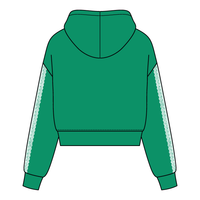 Drop Cut Pullover Hoodie With Lace Trim