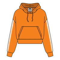 Drop Cut Pullover Hoodie With Lace Trim