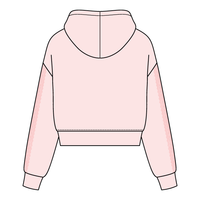 Drop Cut Pullover Hoodie With Lace Trim