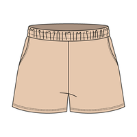 Drop Cut Sweatshorts with Binding Lace
