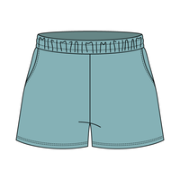 Drop Cut Sweatshorts with Binding Lace