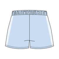 Drop Cut Sweatshorts with Binding Lace