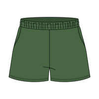 Drop Cut Sweatshorts with Binding Lace