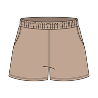 Drop Cut Sweatshorts with Binding Lace