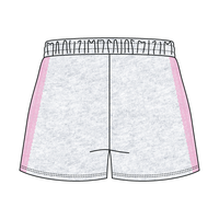 Drop Cut Sweatshorts with Binding Lace