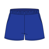 Drop Cut Sweatshorts with Binding Lace