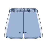 Drop Cut Sweatshorts with Binding Lace