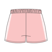 Drop Cut Sweatshorts with Binding Lace