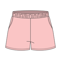 Drop Cut Sweatshorts with Binding Lace