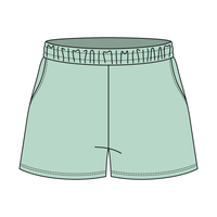 Drop Cut Sweatshorts with Binding Lace
