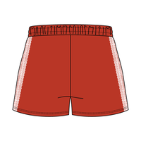 Drop Cut Sweatshorts with Binding Lace