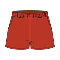 Drop Cut Sweatshorts with Binding Lace