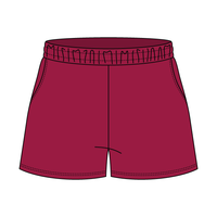 Drop Cut Sweatshorts with Binding Lace