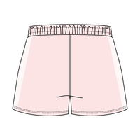 Drop Cut Sweatshorts with Binding Lace