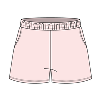 Drop Cut Sweatshorts with Binding Lace