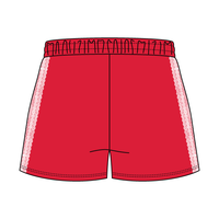 Drop Cut Sweatshorts with Binding Lace