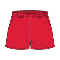 Drop Cut Sweatshorts with Binding Lace