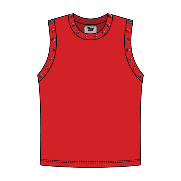 High Neck Rib Grommet Tank