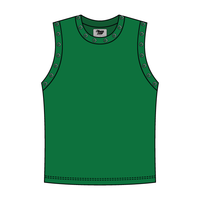 High Neck Rib Grommet Tank