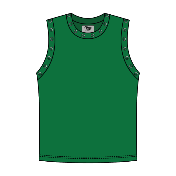 High Neck Rib Grommet Tank