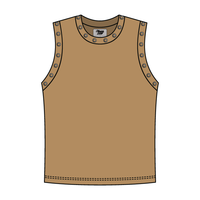High Neck Rib Grommet Tank