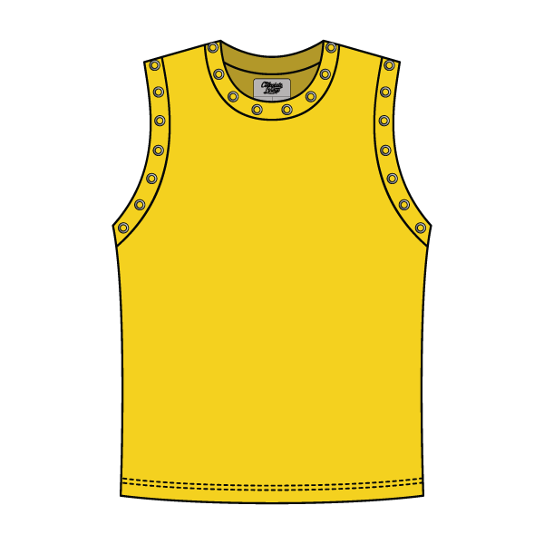High Neck Rib Grommet Tank