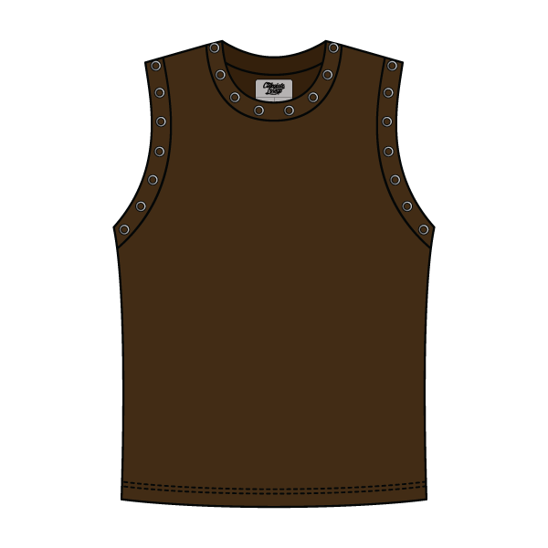 High Neck Rib Grommet Tank