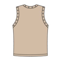 High Neck Rib Grommet Tank