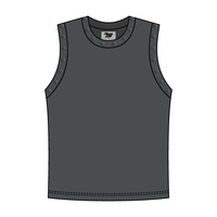High Neck Rib Grommet Tank