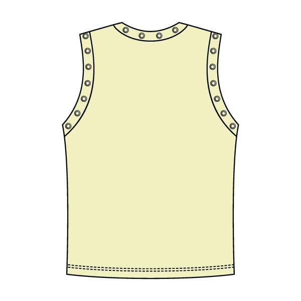 High Neck Rib Grommet Tank