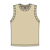 High Neck Rib Grommet Tank