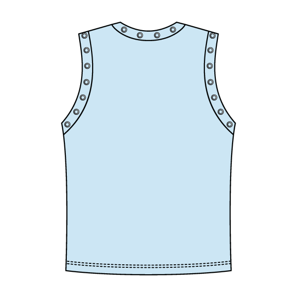 High Neck Rib Grommet Tank