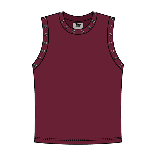 High Neck Rib Grommet Tank