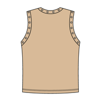 High Neck Rib Grommet Tank