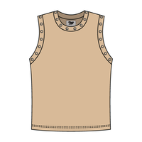 High Neck Rib Grommet Tank