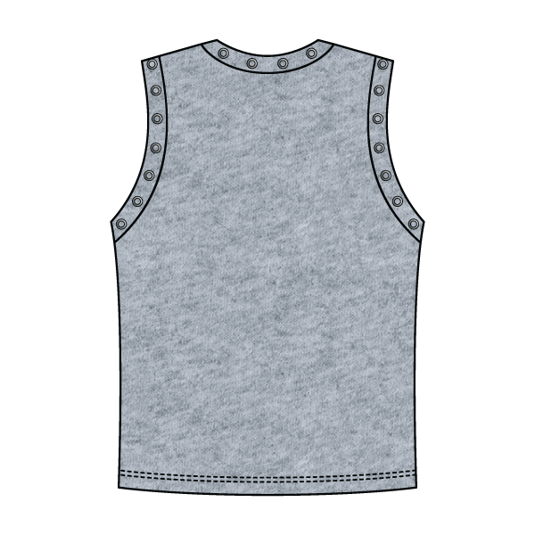 High Neck Rib Grommet Tank