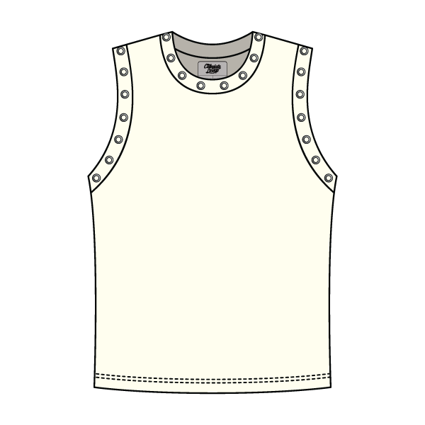 High Neck Rib Grommet Tank