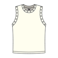 High Neck Rib Grommet Tank