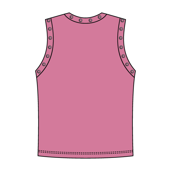 High Neck Rib Grommet Tank
