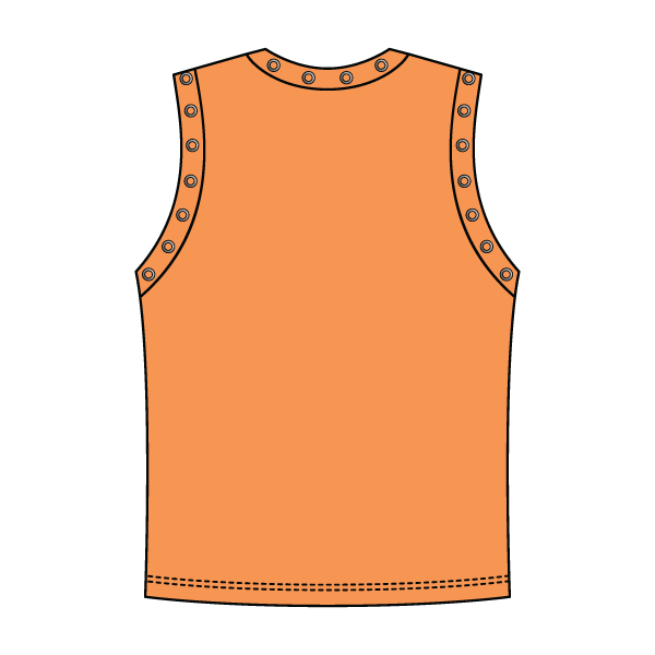 High Neck Rib Grommet Tank