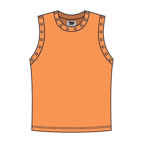 High Neck Rib Grommet Tank