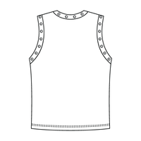 High Neck Rib Grommet Tank