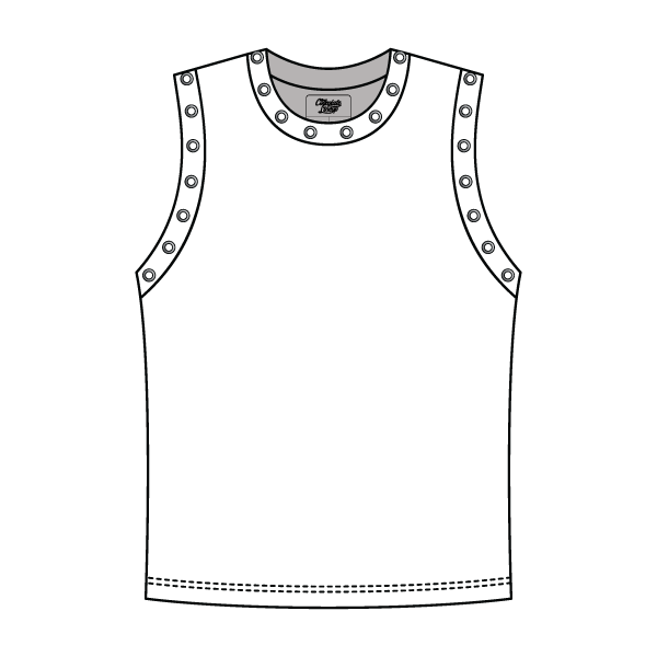 High Neck Rib Grommet Tank