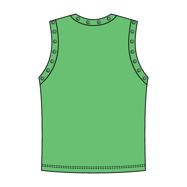 High Neck Rib Grommet Tank